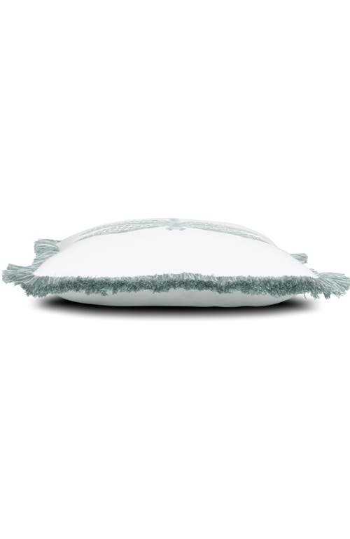 Elaine Smith Dragonfly Jacquard Indoor & Outdoor Woven Fringed Accent Pillow