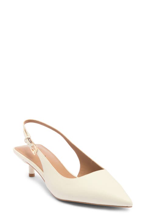 Lidia Slingback Kitten Heel Pump (Women)