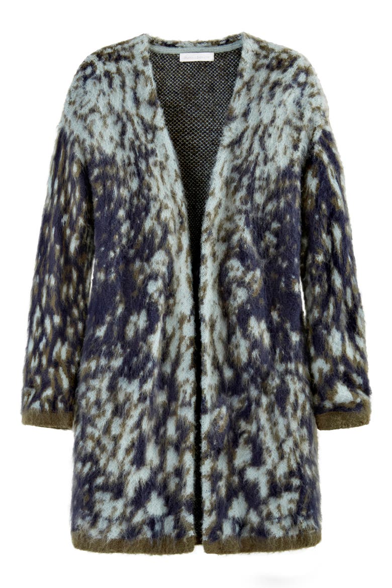 Brushed Abstract Open Cardigan, Main, color, DEEP NAVY COMBO
