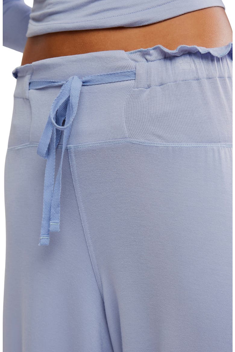 Dream State Wide Leg Lounge Pants, Alternate, color, STILLWATER