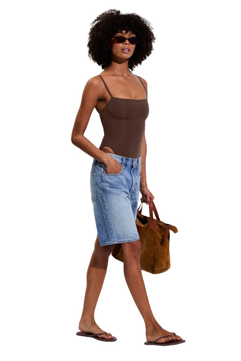 Retreat One-Piece Swimsuit, Alternate, color, COLD BREW BROWN