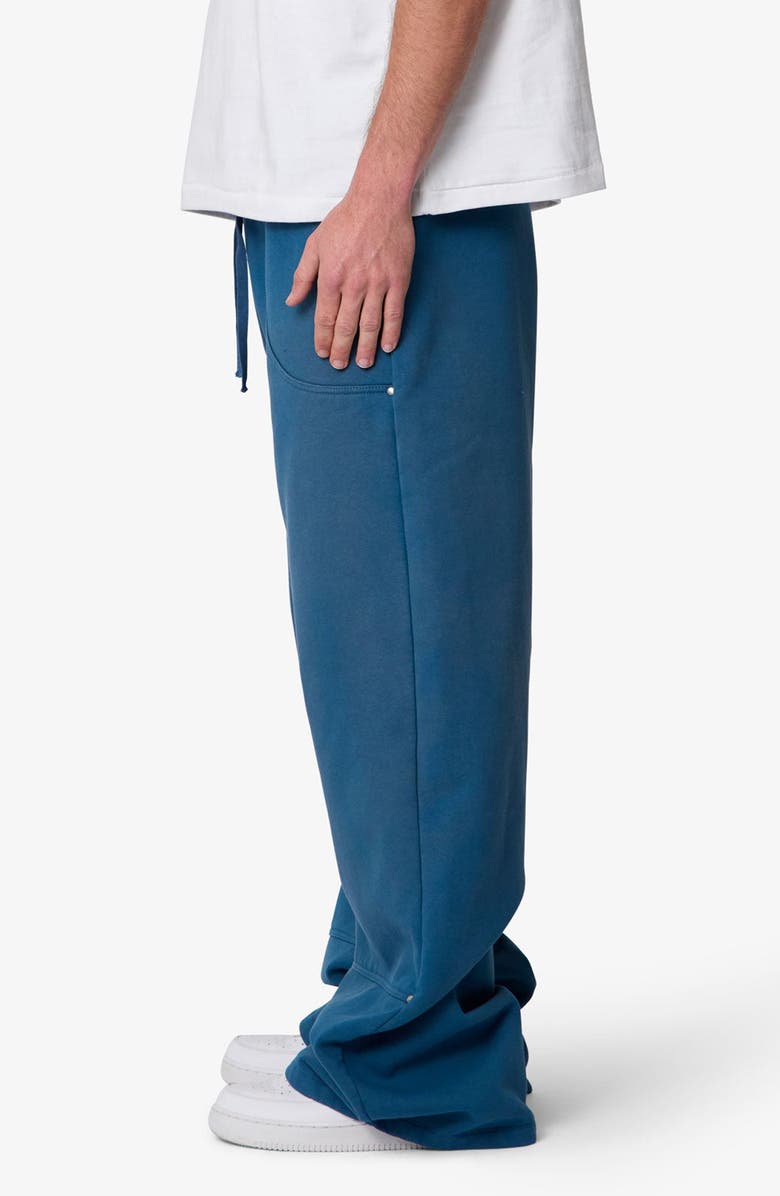 mnml West Baggy Fit Double Knee Sweatpants, Alternate, color, Blue