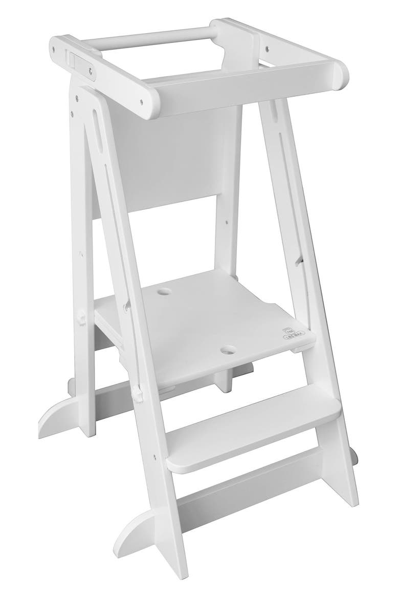 Learn 'N Fold Learning Tower® Toddler Step Stool, Main, color, SOFT WHITE