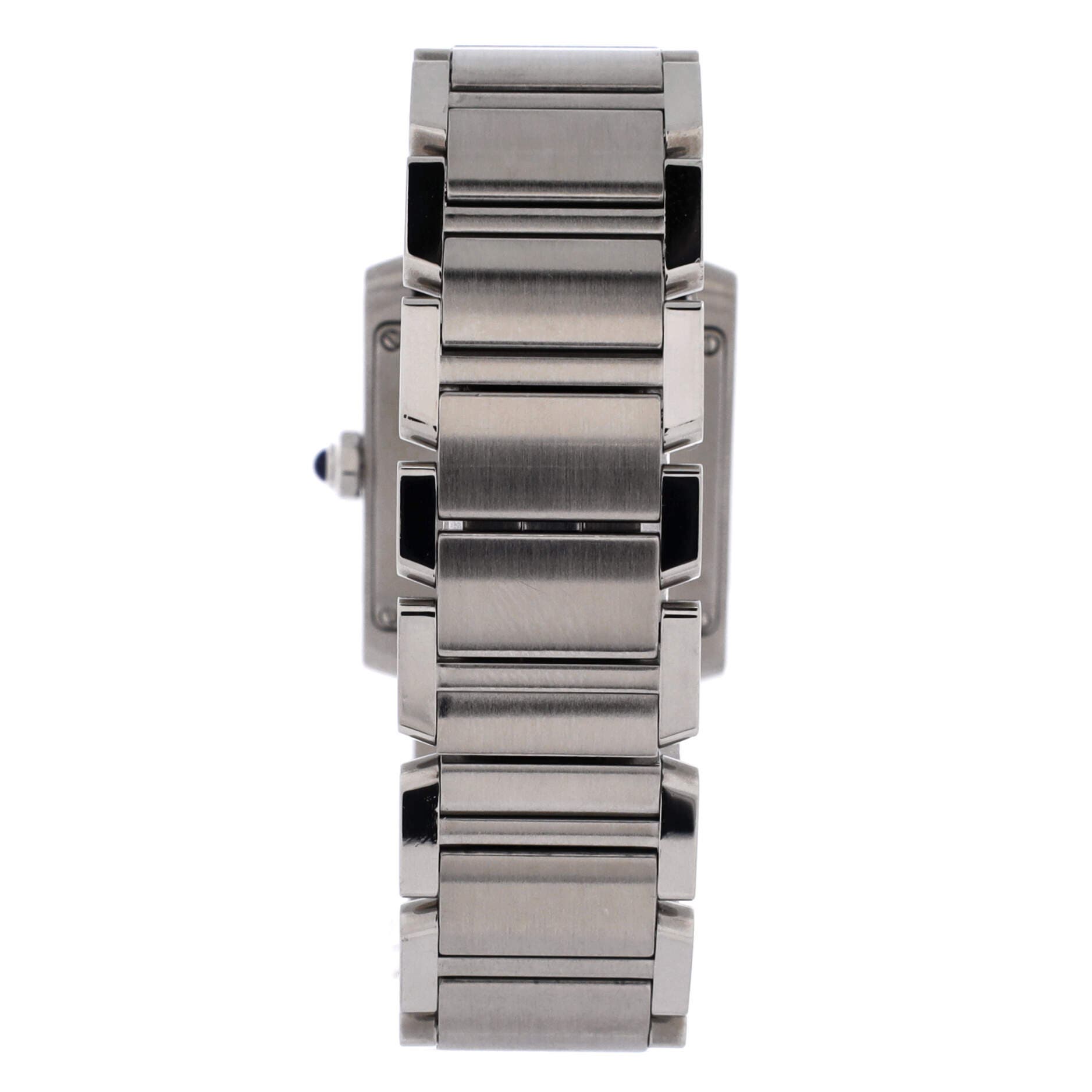 Tank Francaise Quartz Watch Stainless Steel 25, Alternate, color, Metallic Silver