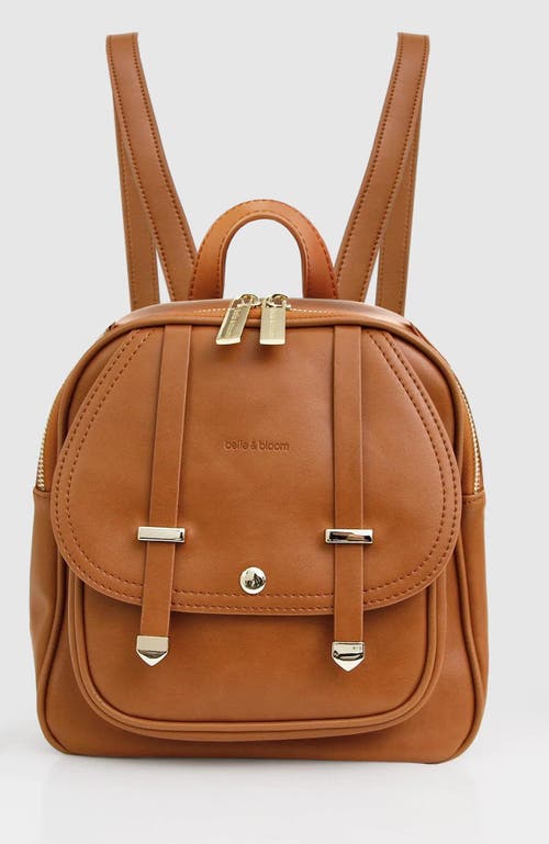 Belle & Bloom Camila Leather Backpack In Brown
