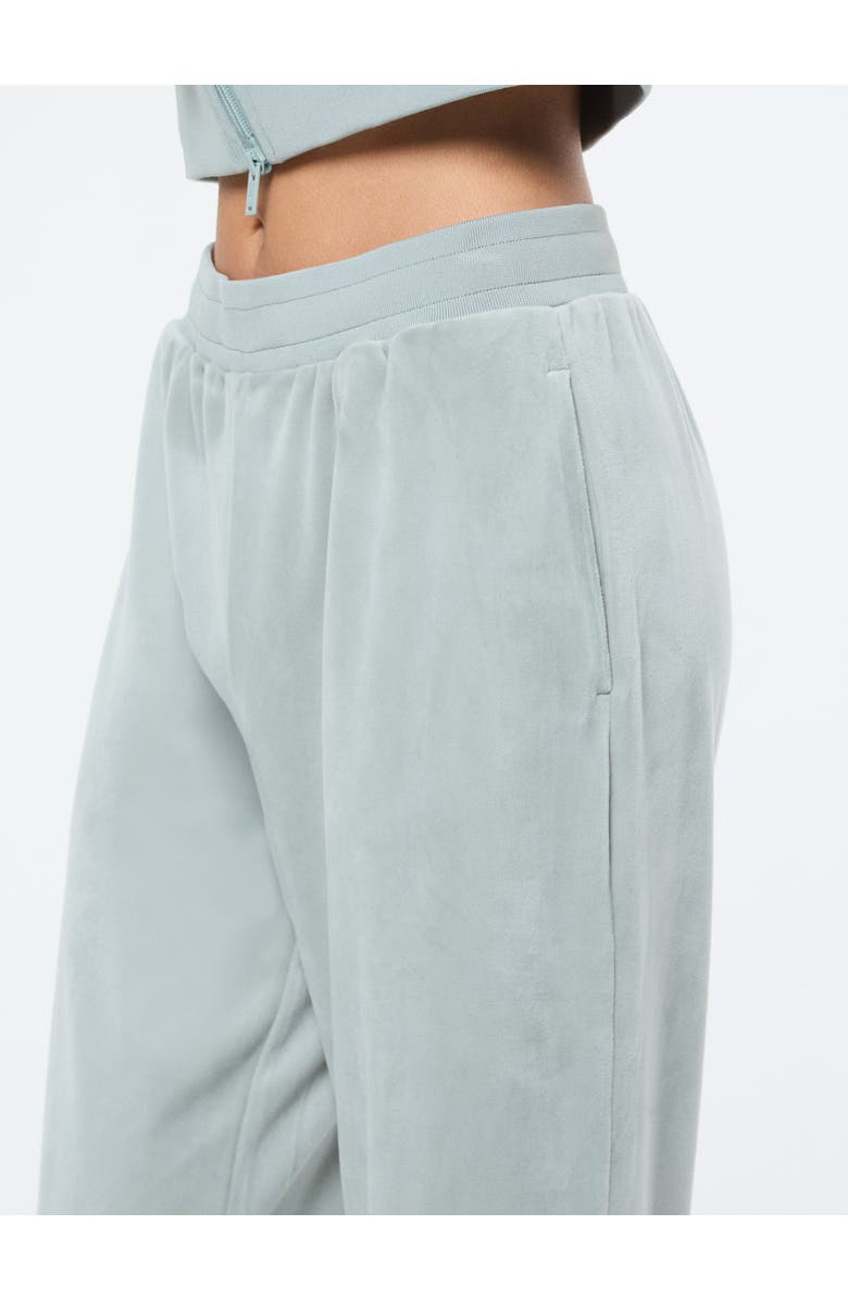 Sergio Tacchini Lina Velour Track Pant, Alternate, color, Green Gables