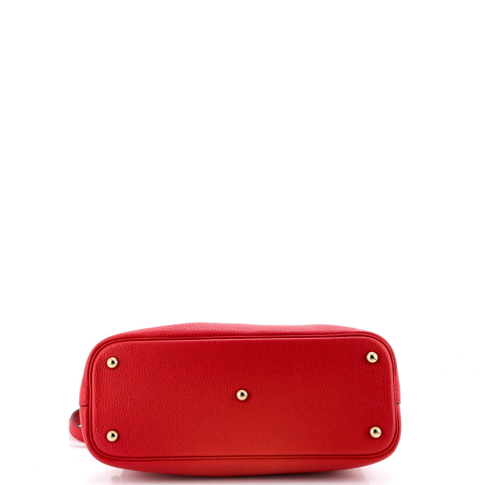 Pre-Owned Hermes Bolide Bag Clemence 31, Alternate, color, Rouge Casaque