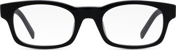Givenchy 49mm Blue Rectangular Blue Light Blocking Glasses  display picture 2