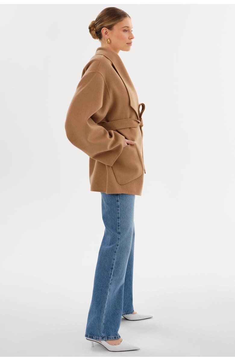 LAMARQUE Mekia | Double Face Wool Coat, Alternate, color, Camel