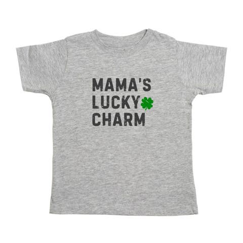 Sweet Wink Girls Pink Tee Shirt - Ditsy Floral St. Patrick's Day Shamrock main image 0