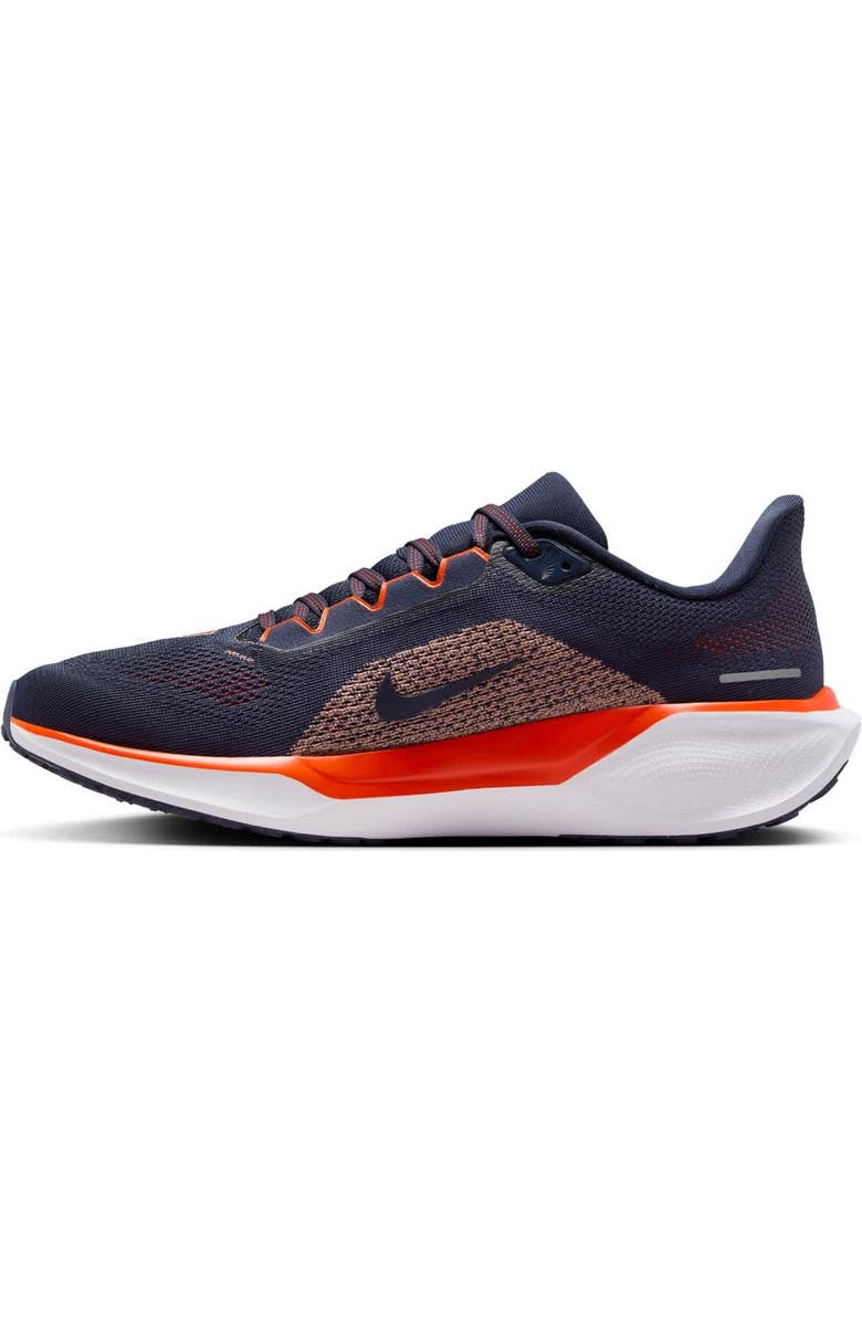 Nike Unisex Nike Navy Chicago Bears Zoom Pegasus 41 Running Shoes, Alternate, color,