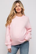 PinkBlush Ribbed Cuff Sweater