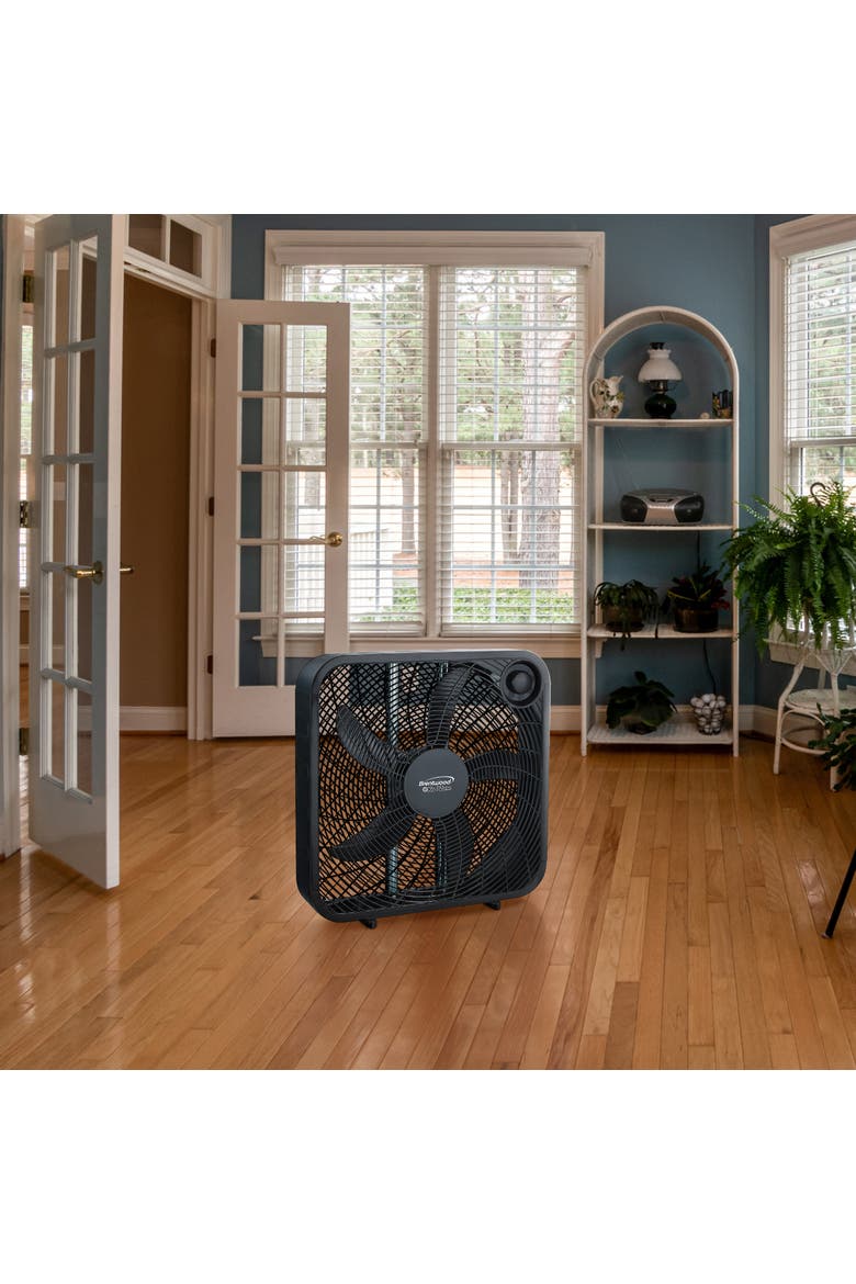 20 Inch Box Fan in Black, Alternate, color, Black