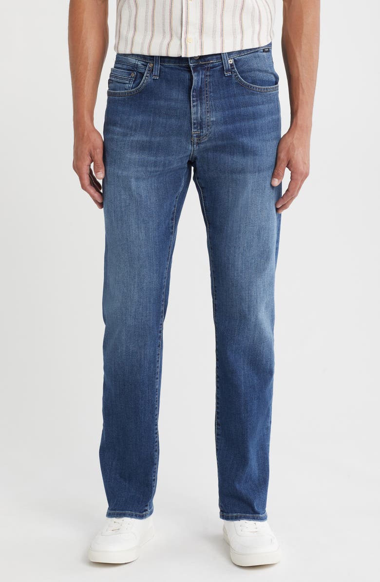 Mavi Jeans Zach Straight Leg Jeans, Main, color, Dark Brushed Tucson