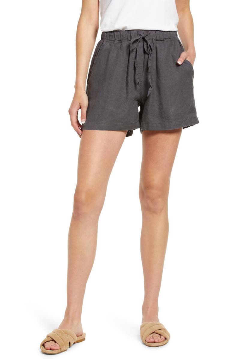 Parachute Linen Lounge Shorts, Main, color, 