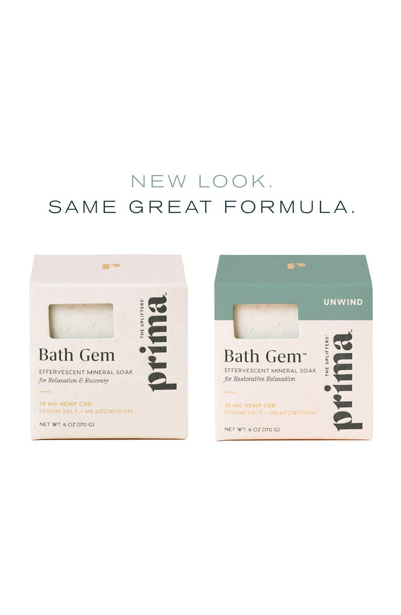 Prima Bath Gem 25mg CBD Bath Bomb, Alternate, color, 