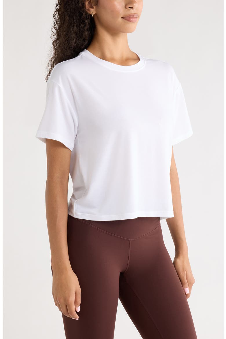 Breathe Performance T-Shirt, Alternate, color, WHITE