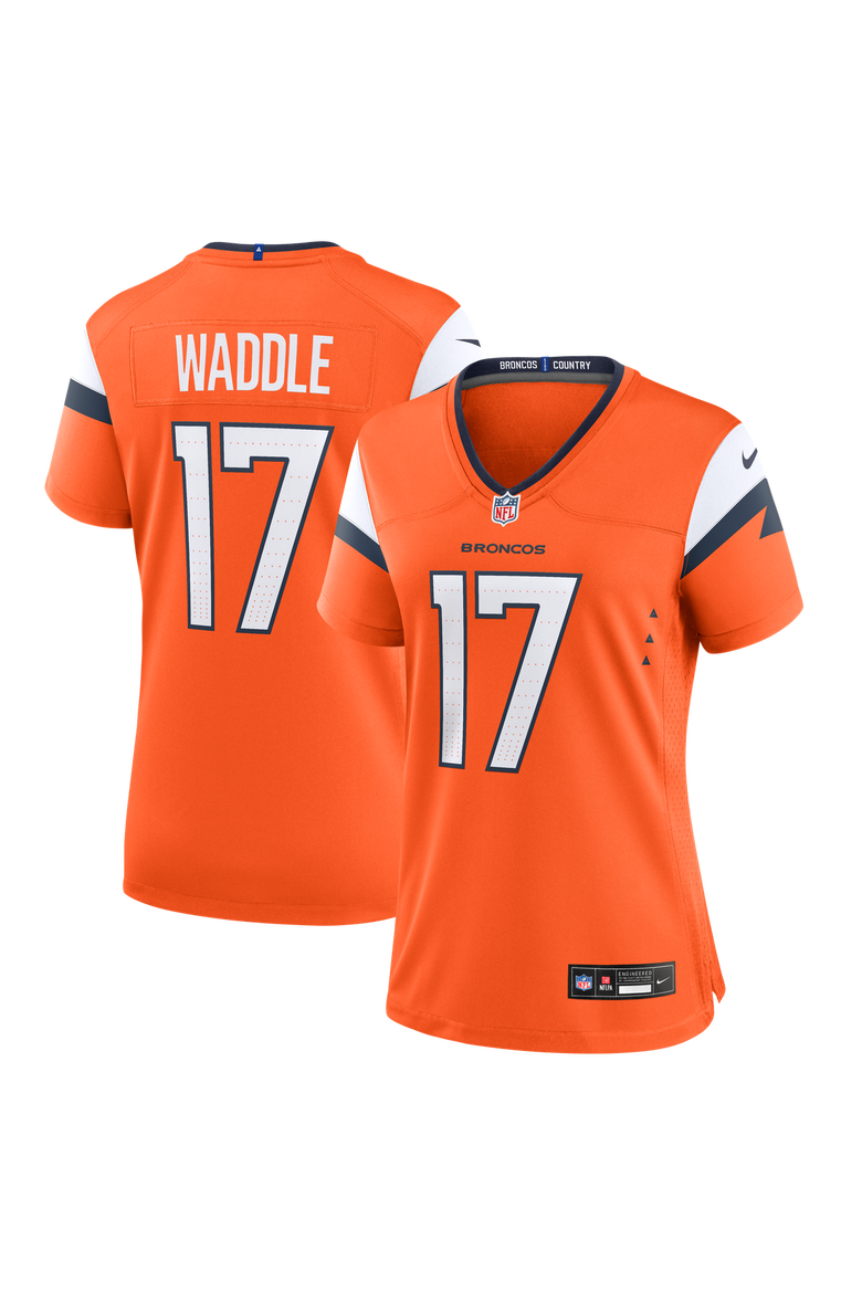 Women's Nike Jaylen Waddle Orange Denver Broncos Game Jersey, Main, color, Orange