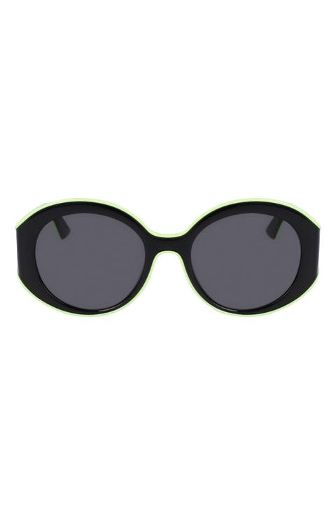 Heritage 53mm Oval Sunglasses