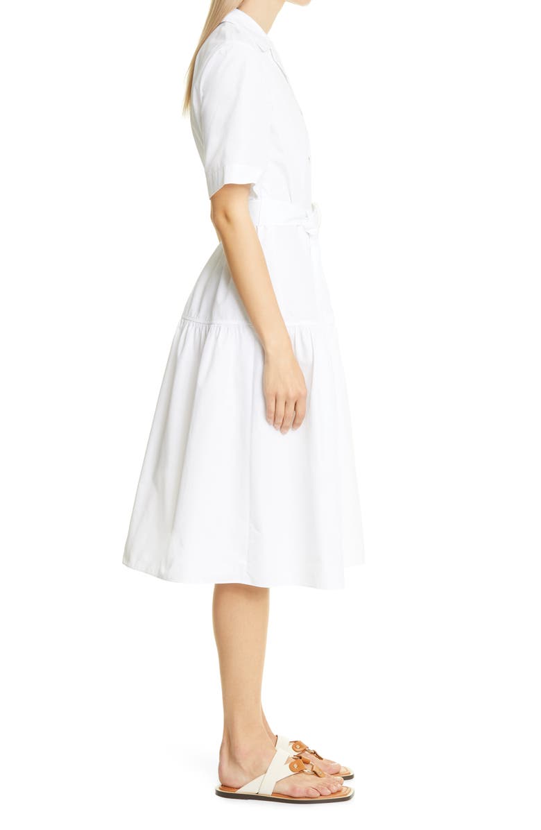 Lafayette 148 New York Orion A-Line Cotton Midi Dress, Alternate, color,