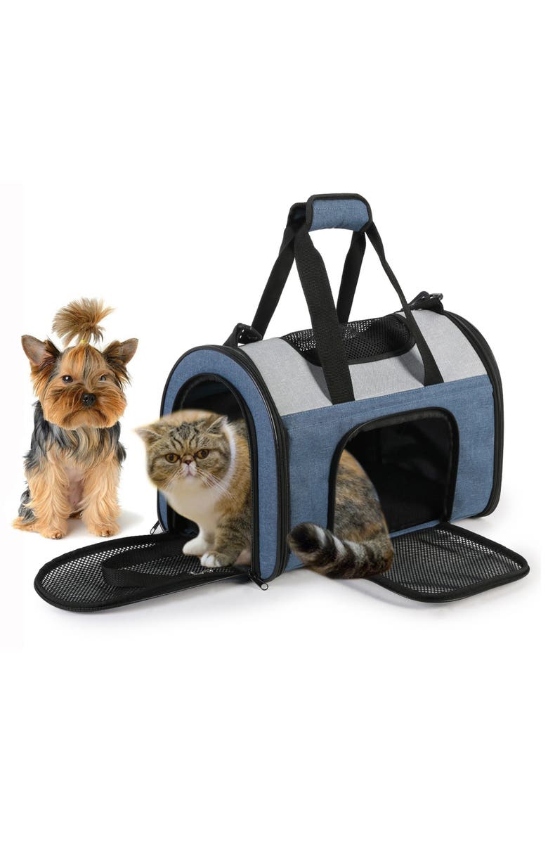 JESPET Sport Airline Pet Carrier, Alternate, color, Multicolored