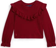 Polo Ralph Lauren Kids' Ruffled Modal Blend Top
