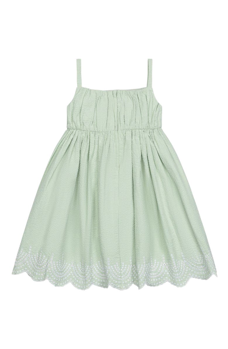 Hope & Henry Girls' Organic Ruched Party Dress, Kids, Alternate, color,