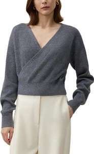 Lilysilk Women's Machine-washable Wool Wrap Sweater