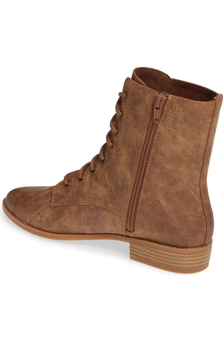 BC Footwear Girl Power Vegan Lace-Up Boot, Alternate, color,