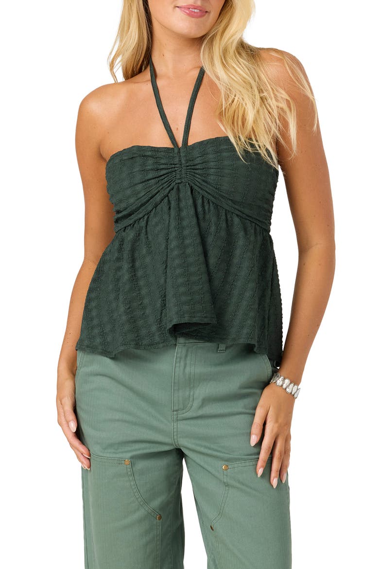 Junie Halter Tank, Main, color, HUNTER GREEN