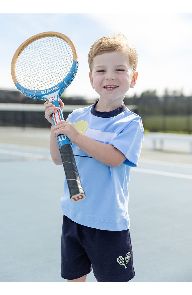 Florence Eiseman Knit Short Set With Tennis, Alternate, color, 