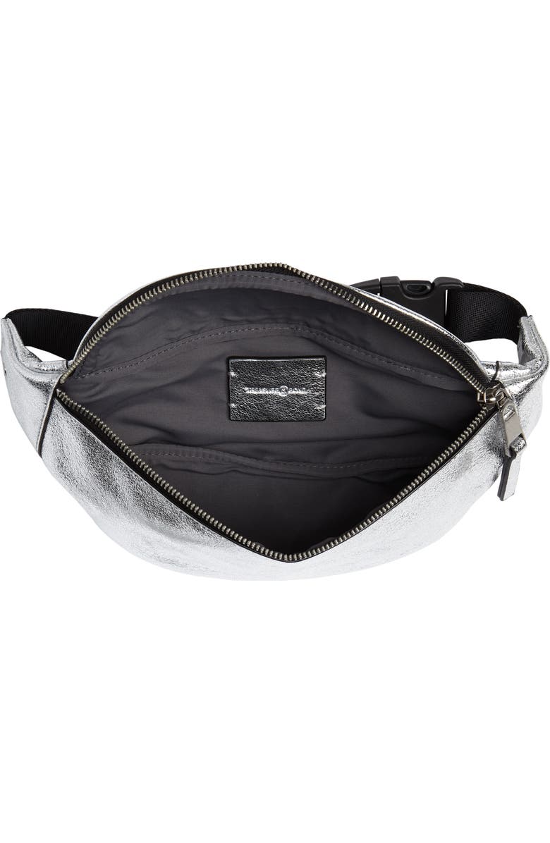 Treasure & Bond Mason Metallic Leather Belt Bag, Alternate, color,