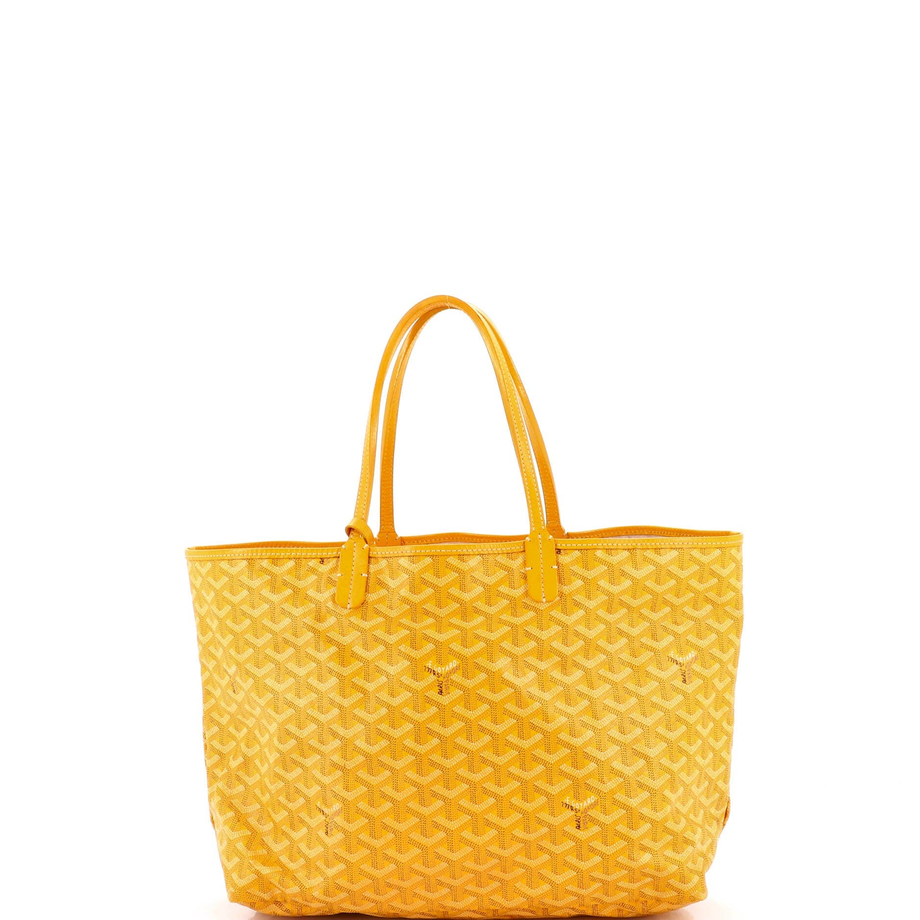 Pre-Owned Goyard Saint Louis Tote Coated Canvas PM, Main, color, Yellow
