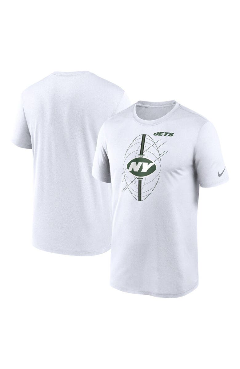 Nike Men's Nike White New York Jets Legend Icon Performance T-Shirt, Main, color,