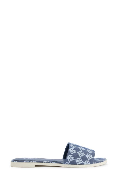Shop Dkny Waconia Denim Jacquard Slide Sandal
