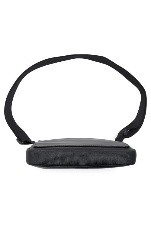 Lacoste Flat Crossover Bag In Black