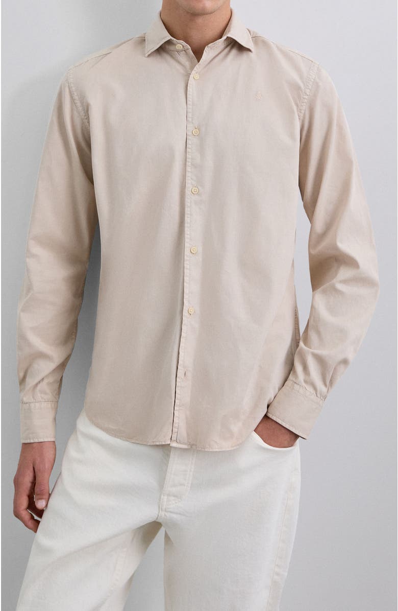 Scalpers Seatle K Shirt Ii, Main, color, Beige