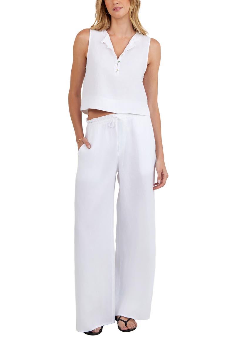 Bella Dahl Sleeveless Linen Top, Alternate, color, 