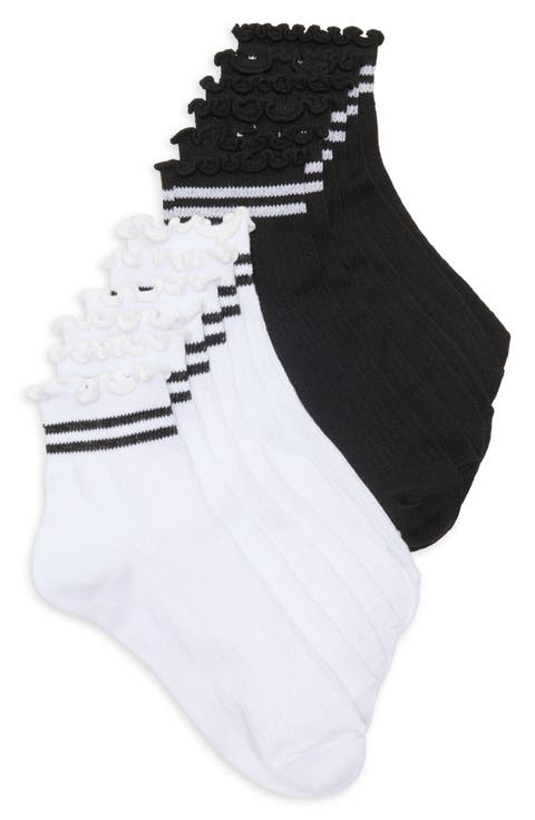6-Pack Athletic Quarter Socks