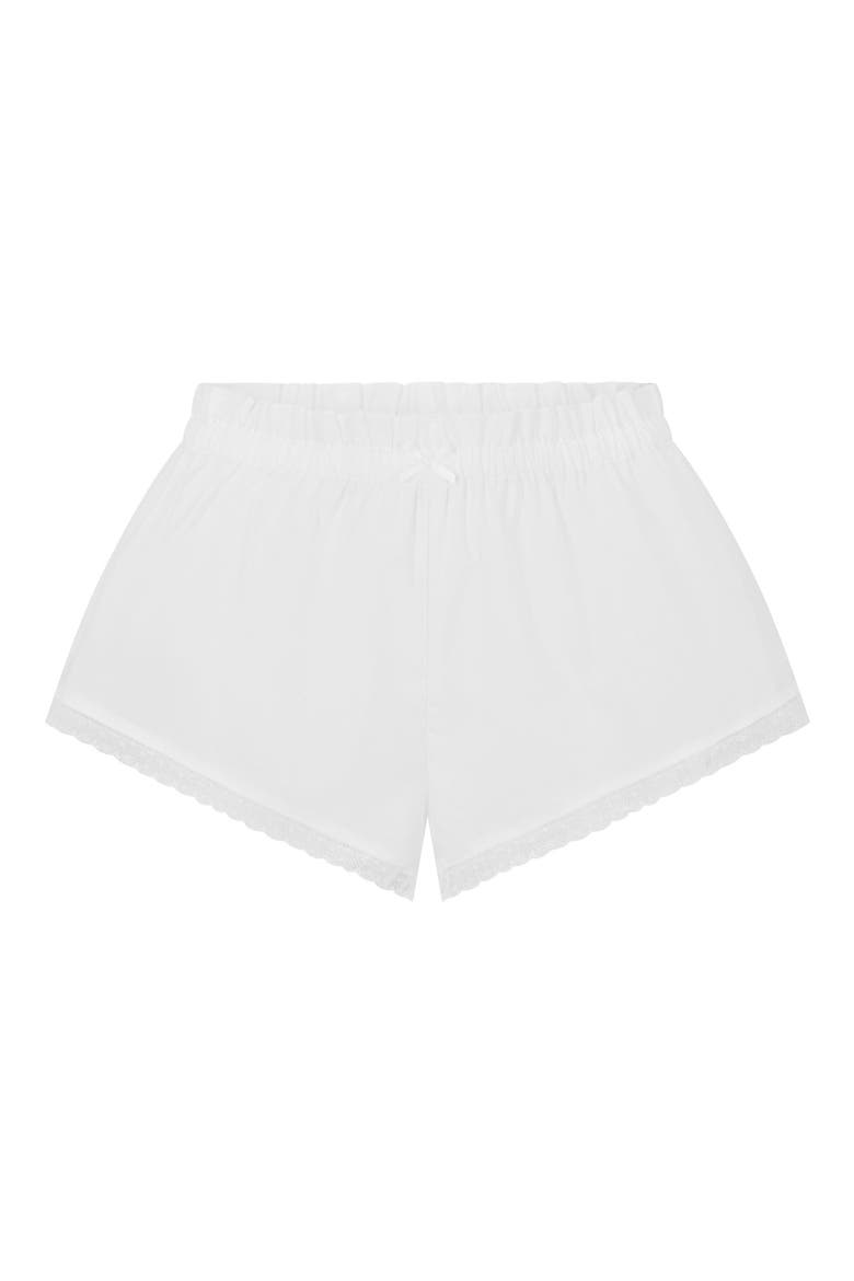 Poplin Apparel Shorts, Alternate, color, SNOW