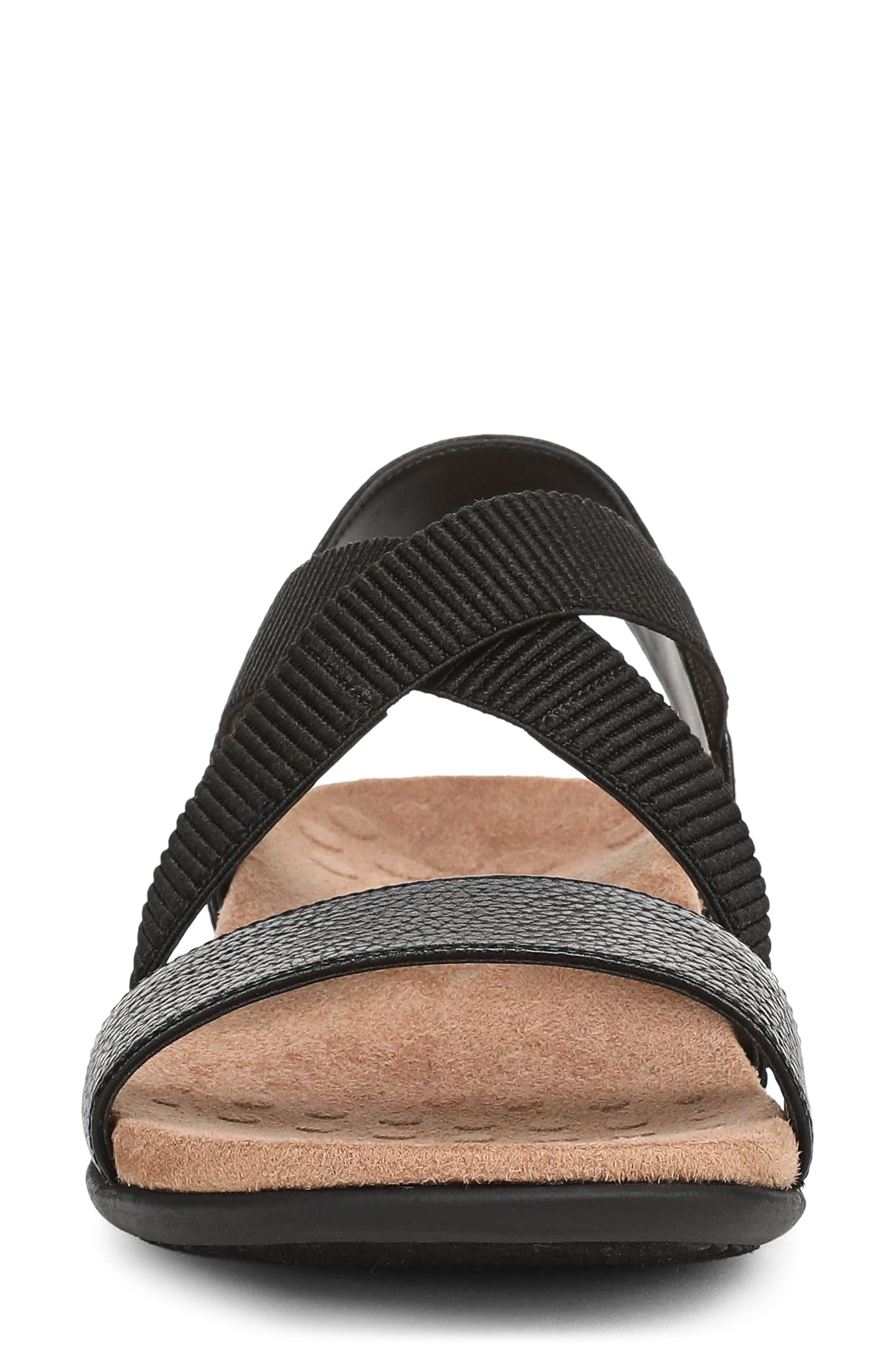 Vionic Raina Slingback Sandal, Alternate, color, Black