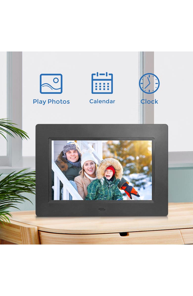 Sonicgrace 7" Digital Photo Frame, Alternate, color, Black