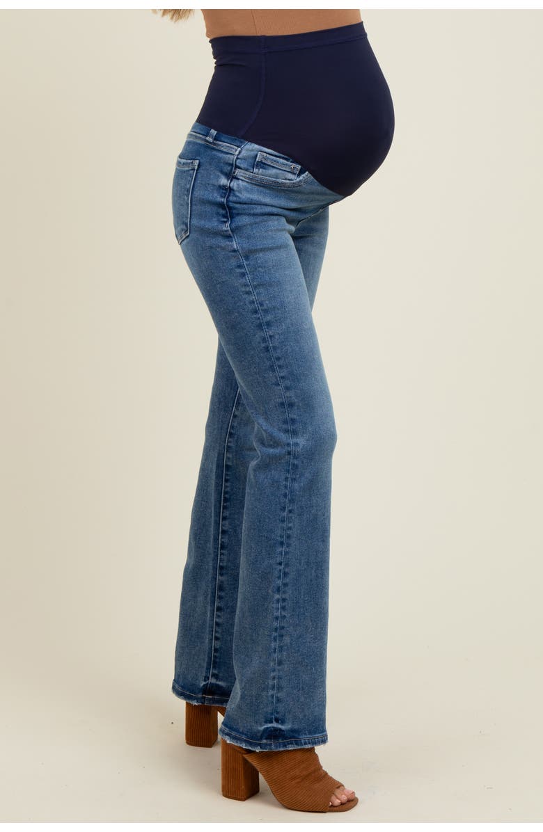 PinkBlush Classic Bootcut Maternity Jeans, Alternate, color, Navy Blue