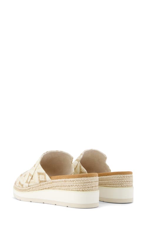 TOMS TOMS MARGO ESPADRILLE WEDGE SLIDE SANDAL