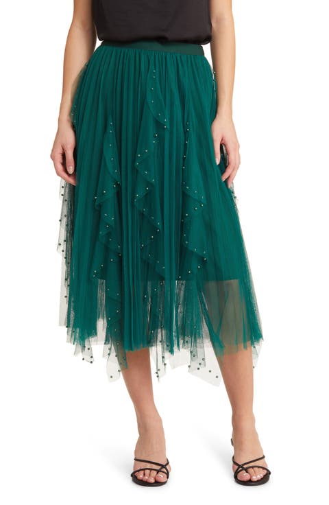 Wendy Beaded Tulle Skirt