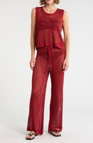 NORDSTROM RACK Open Knit Tank