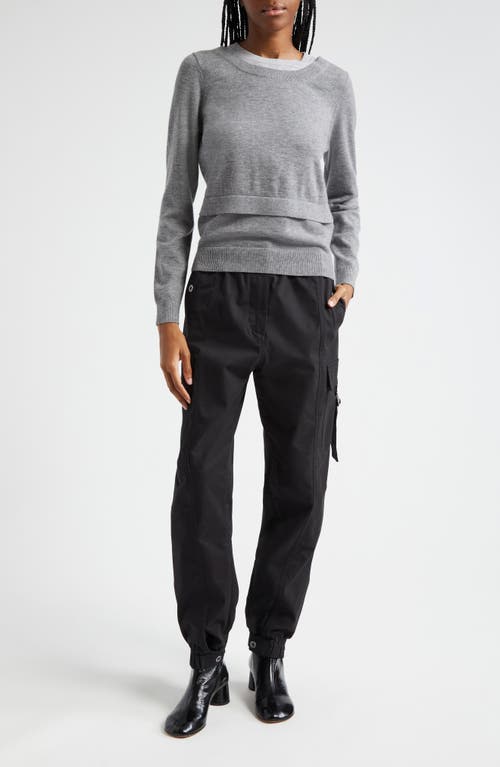 3.1 PHILLIP LIM 3.1 PHILLIP LIM LAYERED WOOL SWEATER 