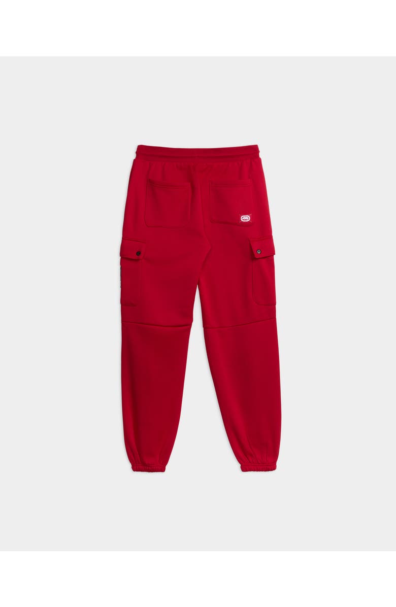 ECKO Cargo Pocket Knit Joggers, Alternate, color, True Red