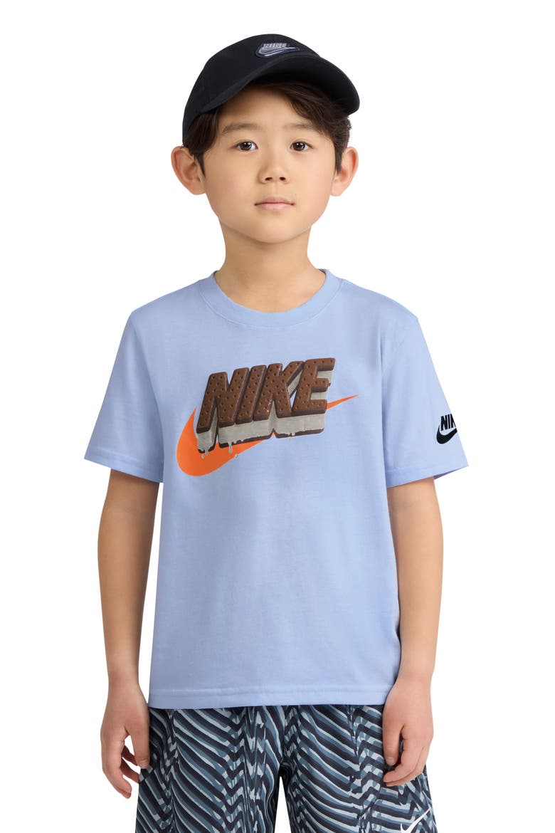 Kids' Ice Cream Sandwich Graphic T-Shirt, Alternate, color, HYDROGEN BLUE