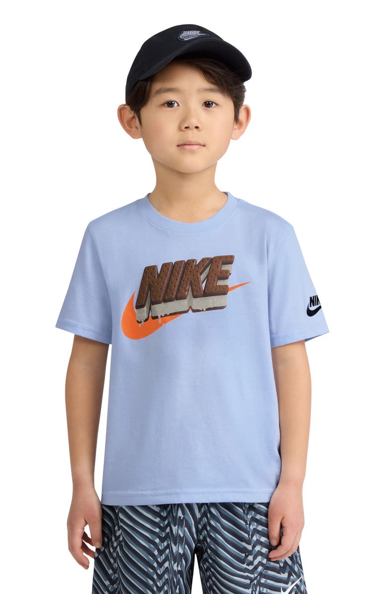 Nike Kids' Ice Cream Sandwich Graphic T-Shirt, Alternate, color, Hydrogen Blue
